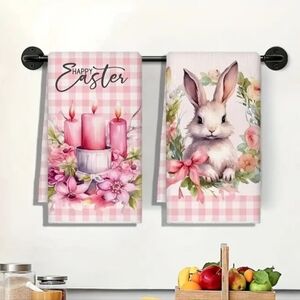 Floral dish towel set bathroom decor _ Kitchen Decor